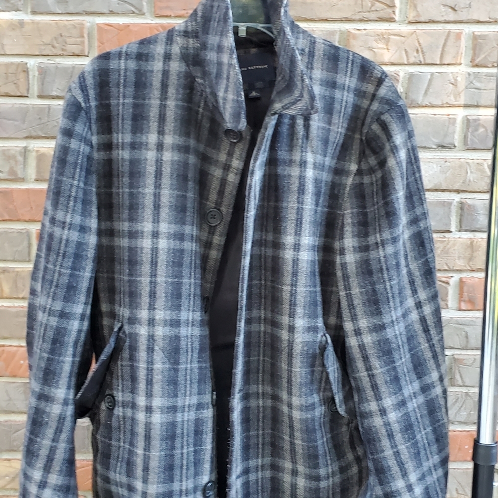 Banana Republic Plaid Coat